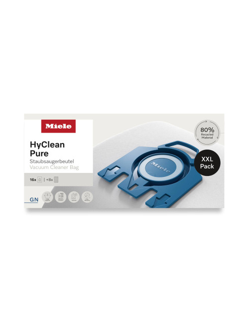 MIELE 16 worków do odkurzaczy HyClean Pure GN | GN XXL HyClean Pure. HIQ STUDIO - NOWY SĄCZ. 4002516811299